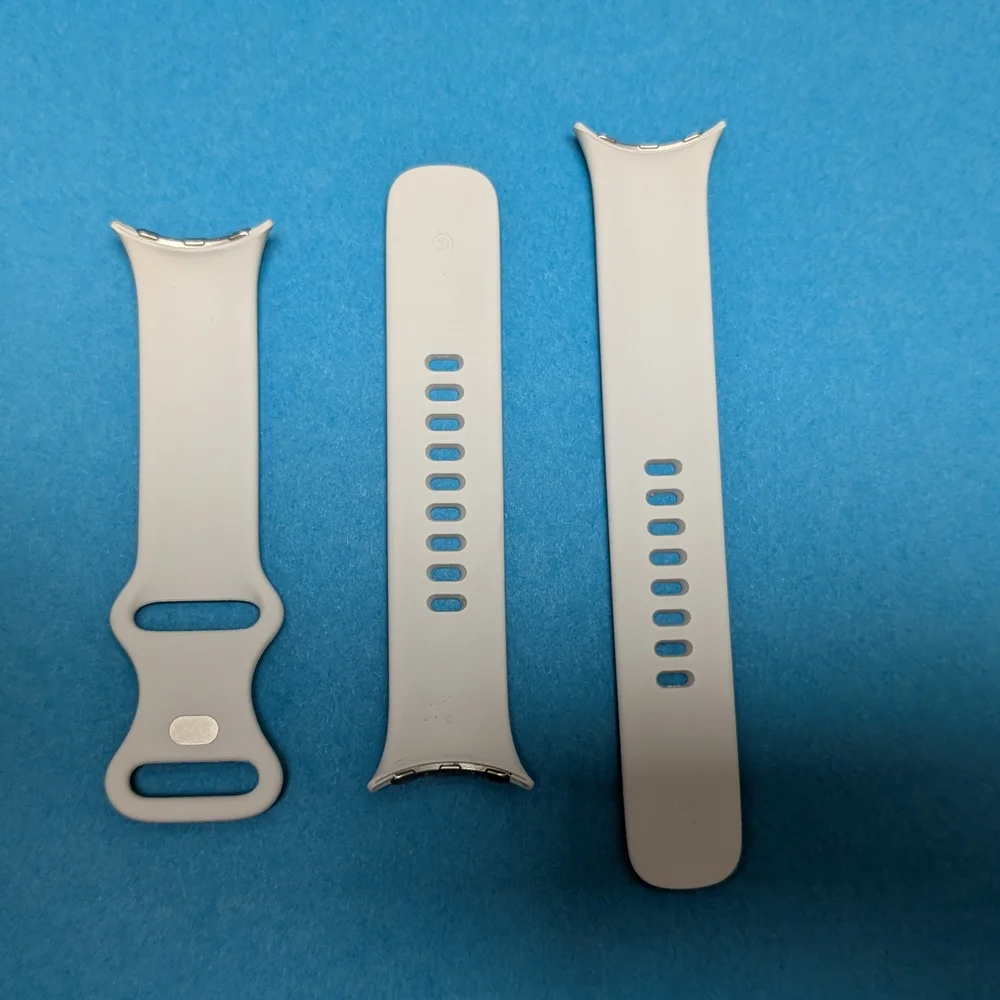 Lunar White Silicone Google Pixel Watch Band